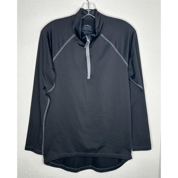 ColdPruf Tops - ColdPruf Pullover Women Large Black 1/4 Zip Thermal Base Layer Performance Shirt